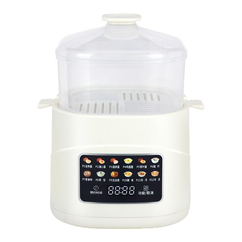 AUX奥克斯煮蛋器多功能蒸蛋器24H智能预约家用宿舍蒸笼炖盅酸奶机