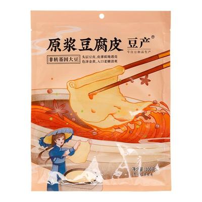 喜粮晨头层原浆豆腐皮蝉翼薄豆皮