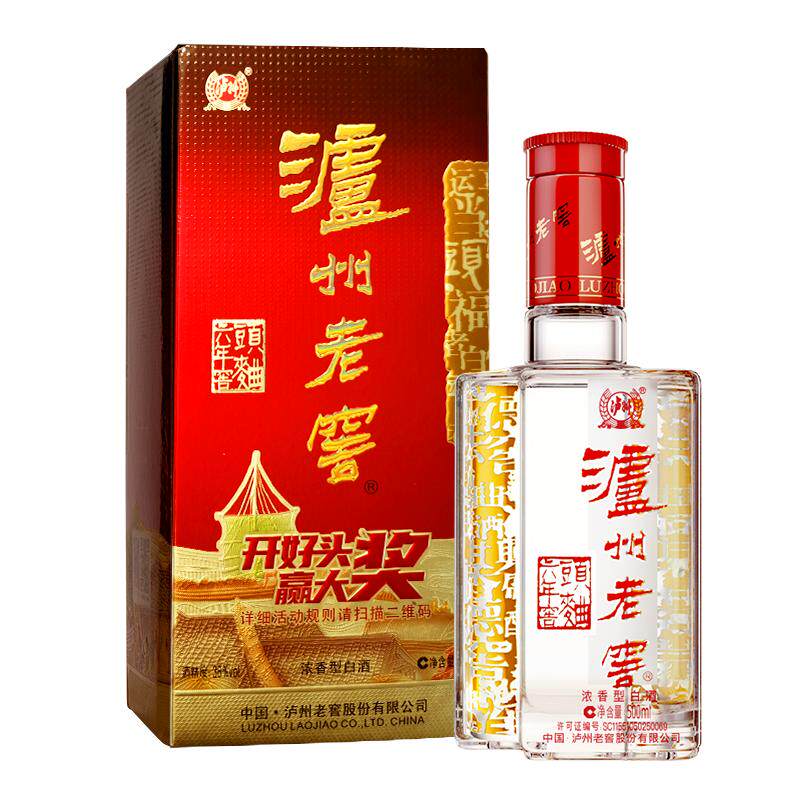 泸州老窖 六年窖头曲38度500ml*2瓶浓香型白酒自饮调酒