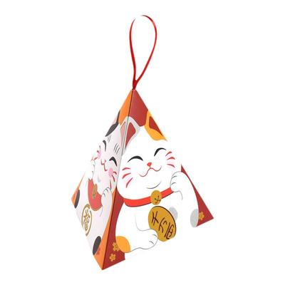 三角形单个粽子纸质空盒