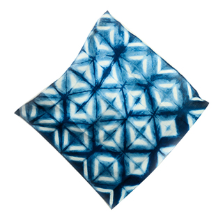 掌染草古法植物蓝染草木染原创手工传统扎染苎麻四季佩戴围巾方巾