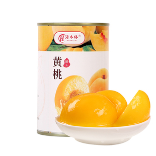 黄桃罐头整箱12罐装*425克正品糖水水果罐头礼盒砀山特产烘焙批发