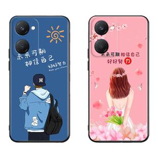 luckrider适用于vivoy37 5g小清新v1voy37网红情侣款丫37新款手机壳v2357a 小众ins超火轻奢风6.56寸软胶保护