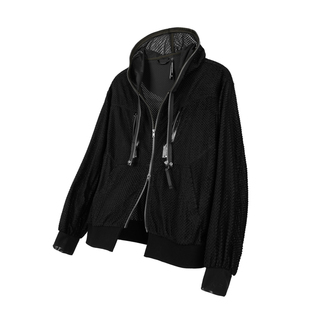 「弥幸」Octa材质分阶式拉链帽衫卫衣S09OT「侵蚀装备」