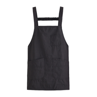 透气防泼水防油可定制logo餐饮工作服厨房围裙家用做饭耐脏围腰女