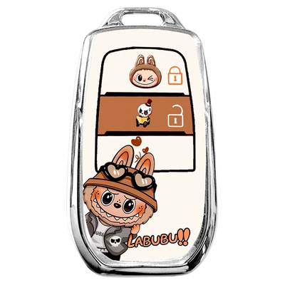 适用2024款丰田凯美瑞九代钥匙套第八代/9代拉布布高档全包壳扣女