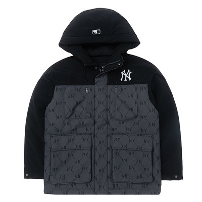 MLB羽绒服新款男女时尚简约