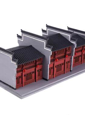 diy手工建筑沙盘模型仿真拼装