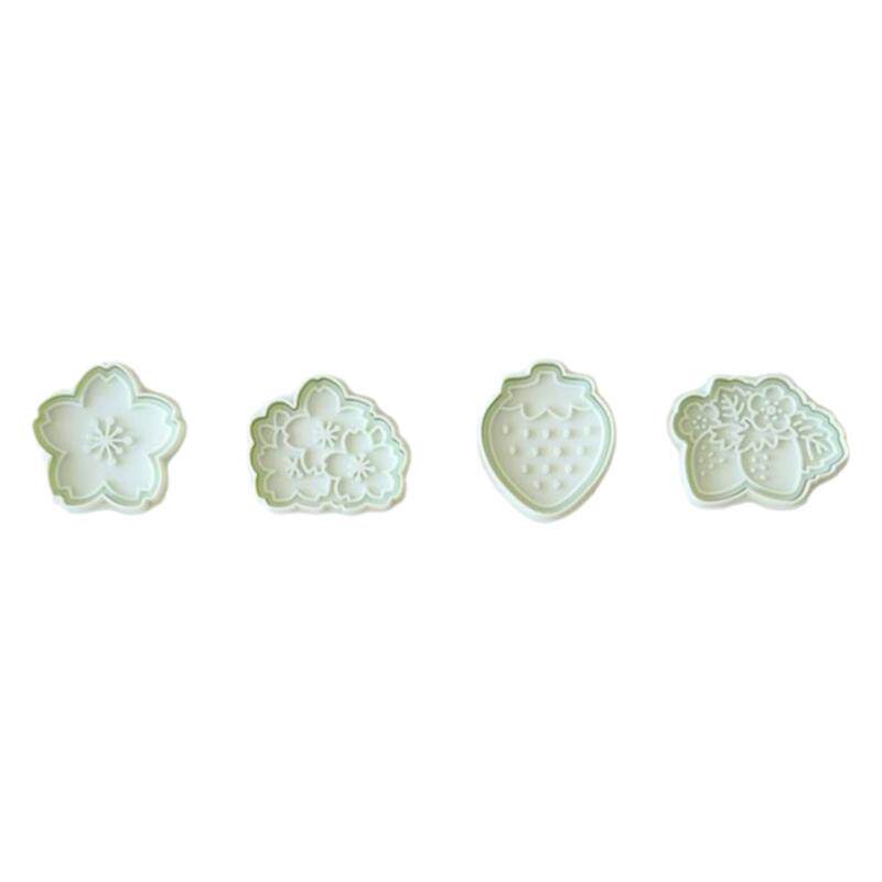 FL日本cotta新品春季可爱花朵草莓樱花曲奇饼干模具烘焙宝宝辅食
