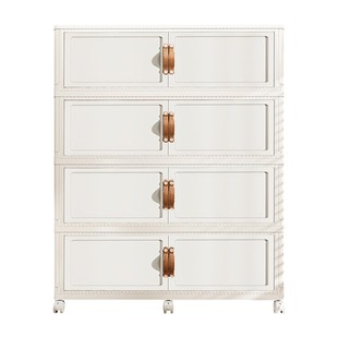 Babyview免安装收纳柜多层可折叠家用儿童玩具储物柜塑料卧室衣柜