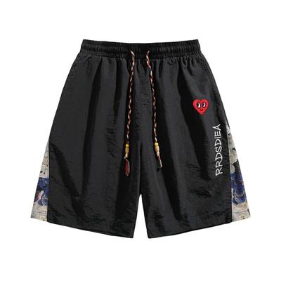 查尔斯桃心爱心休闲短裤