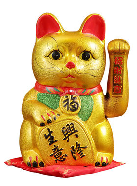 金色小摆件自动客厅送礼招财猫