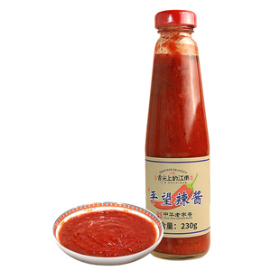 苏州特产辣酱羊肉安心拌饭酱汤面调料蒜蓉辣椒酱230g咸香鲜