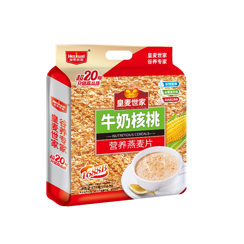 皇麦世家中老年饮免高钙燕麦片