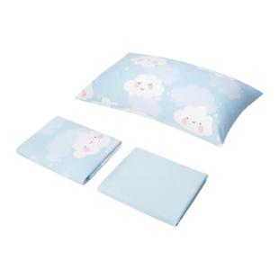 宜家国内代购贝里芬克床上用品3件套含收纳袋云床单被套枕套儿童