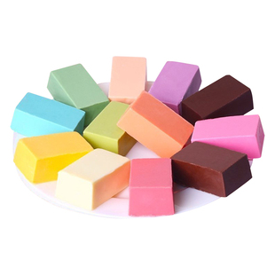 千言万语100g装彩色纯可可脂巧克力块DIY手工巧克力原料烘焙原料