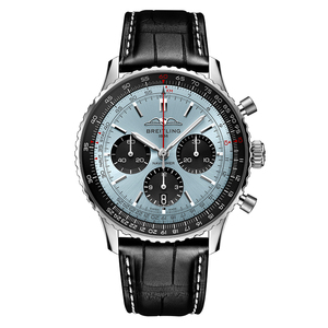 百年灵航空计时B01自动机械男表冰蓝43瑞士机械表