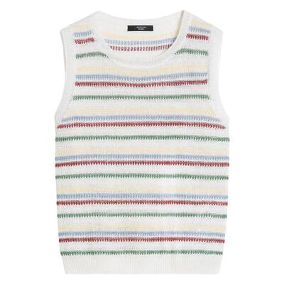 【春夏新降】Weekend MaxMara 26女装亚麻无袖背心5361146206&