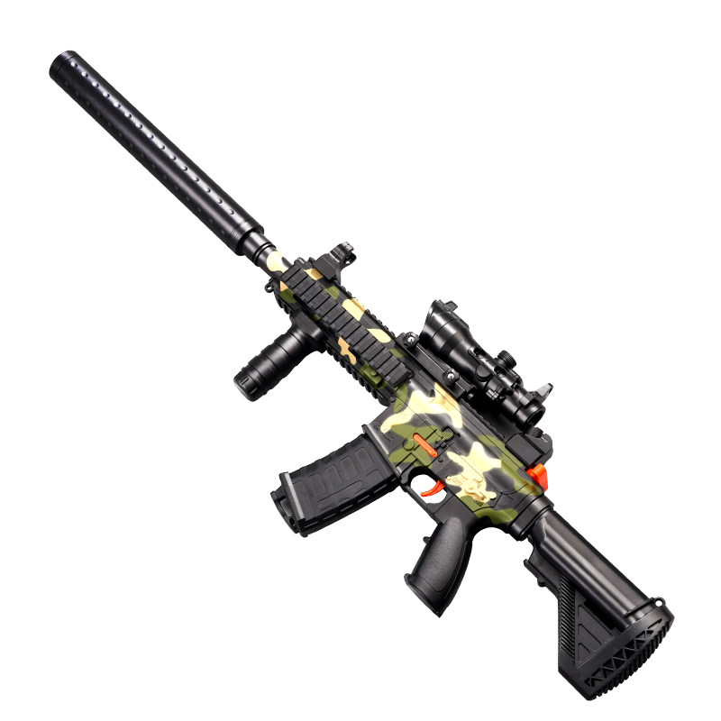 M416电动手动连发软弹枪