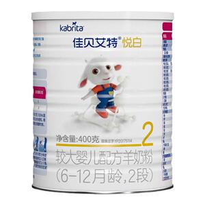 佳贝艾特悦白2段羊奶粉400g