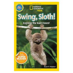 【外图原版】进口英文 国家地理 少儿儿童版NGR SWING SLOTH!树獭