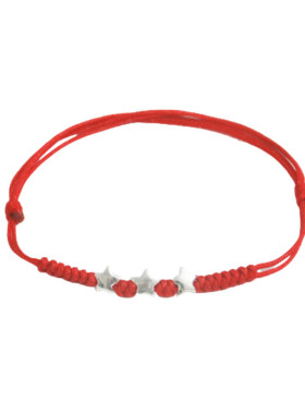 男女925纯银原创设计星星手链