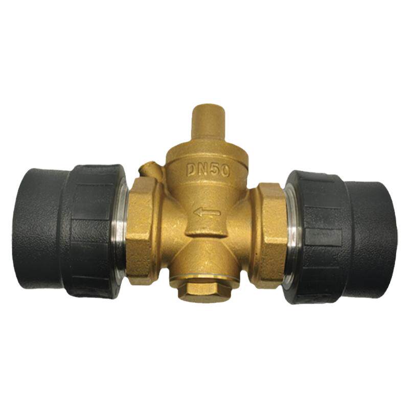 PPR减压阀PE减压阀63 75 90 110 4寸双热熔黄铜减压阀  自来水