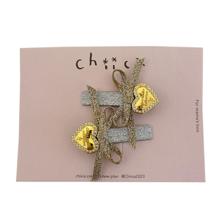 ■LENFANCE 现货 Chiica 儿童百搭小众甜美手工发夹发饰发圈