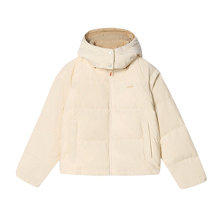 【商场同款】Levi's李维斯女士复古灯芯绒宽松简约羽绒服0051D