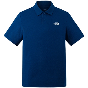 北面男UPF防晒衣速干衣短袖Polo户外吸湿透气TheNorthFace|7WD2