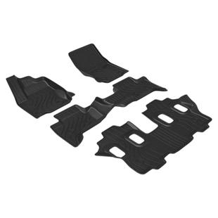 适用24-25款普拉多内饰毯面双层脚垫霸道LC250尾箱垫靠背垫阿勇