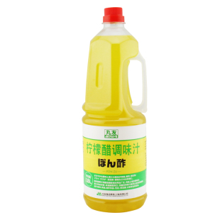 日式调味品丸友柠檬醋调味汁1.8L料理烹调调味料寿喜锅调味汁包邮