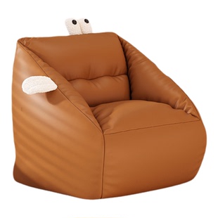 人类小窝懒人沙发可躺可睡阳台卧室榻榻米易清洁皮质宿舍靠背沙发