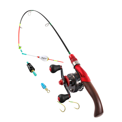 一将达瓦新款型冰钓竿微铅轮全套