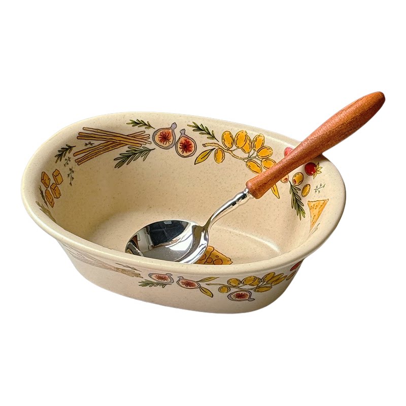 【椭圆面碗合集】陶瓷碗焗饭烤碗微波炉烤箱甜品沙拉水果碗面碗