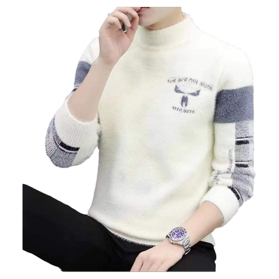 加绒加厚半高领打底衫