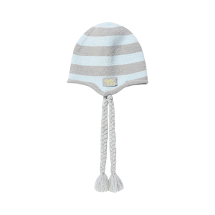 wackywilly帽子女款2025新款冬韩国吉赛尔同款条纹针织帽韩系可爱