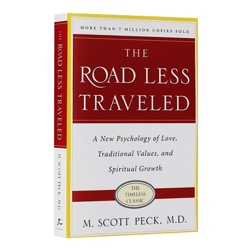 少有人走的路 25周年纪念版 英文原版 The Road Less Traveled 心智成熟的旅程 英文版 社会心理学 进口原版英语经典畅销书籍
