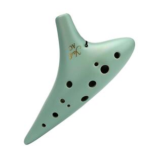 雅的小指孔陶笛12孔AC调无光釉初学专业演奏十二孔中音小学生专用