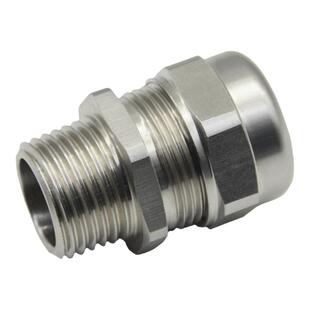 NPT1/2不锈钢防水接头 金属防爆格兰头1寸电缆锁头304SS填料函