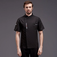 Модный, черный, короткий рукав