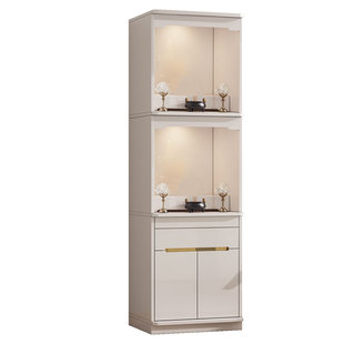 实木佛龛供桌神台三层立柜现代轻奢小型观音财神柜仙家供桌供奉台