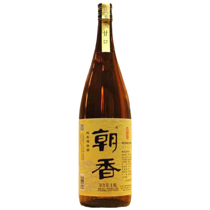 2026年新酒朝香纯米酒甘口1.8L 日式清酒国产清酒 纯米酿造无添加