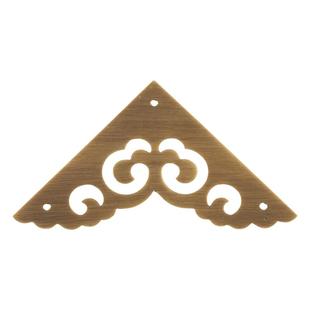 中式仿古柜门纯铜包角首饰盒樟木箱中药柜装饰铜角码护角祥云角花