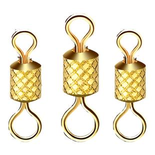 竞技高转速八字环强拉力美式不锈钢压花子母8字环连接器钓鱼配件