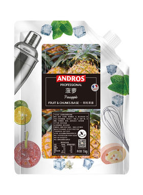 安德鲁菠萝颗粒果酱1KG
