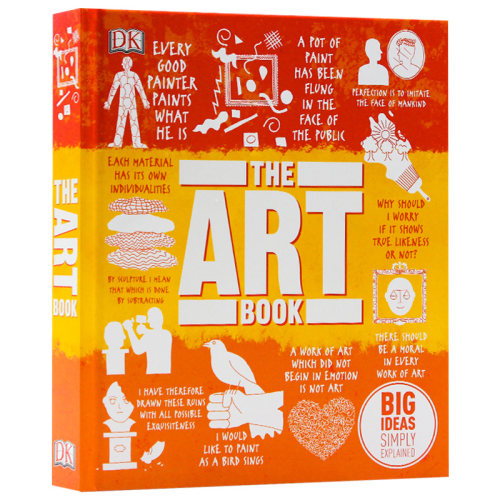 DK艺术百科图解 英文原版 The Art Book:Big Ideas Simply Explained DK人类的思想百科丛书系列 全彩铜版纸 精装 进口英语书籍