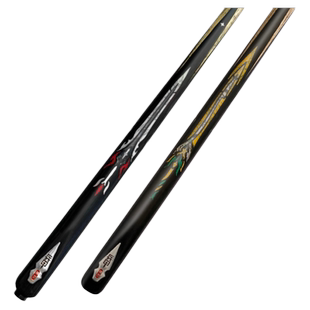 兵甲倚天剑金蛇剑屠龙刀中式八球杆小头手工通杆斯诺克九球桌球杆