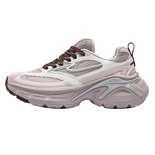 鸿星尔克女鞋鸿羽2复古跑步鞋2025秋冬新款运动鞋厚底增高休闲鞋