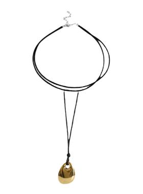 旅行任意门古力娜扎同款金色豆子项链时髦气质叠戴锁骨链百搭颈链